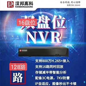 汉邦高科128路网络硬盘录像机HB-NVR99128TH-A